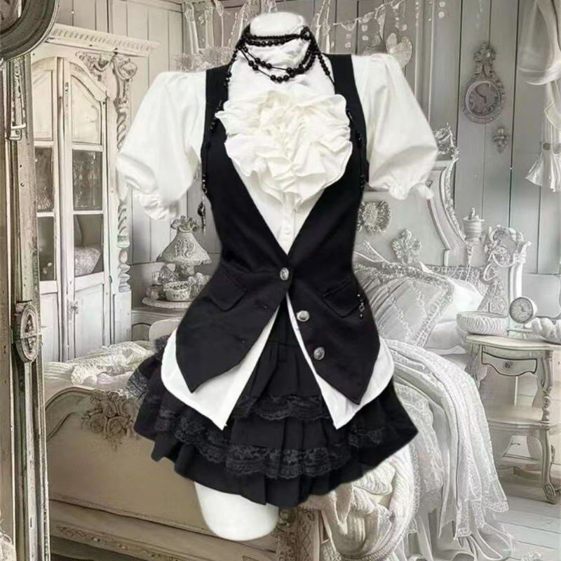 Summer Clothing Aesthetic - Ensemble 3 pièces Style Lolita esthétique