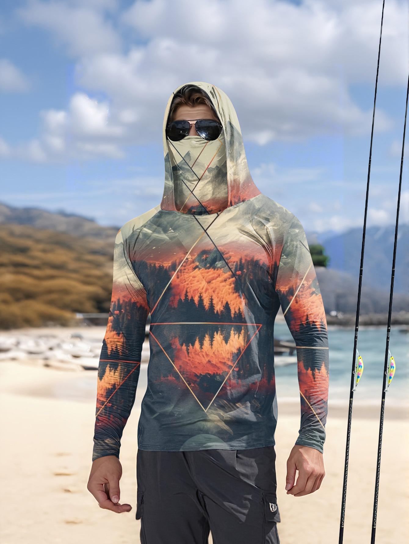 Summer Clothing Trends - Sweat-shirt de pêche pour homme, avec