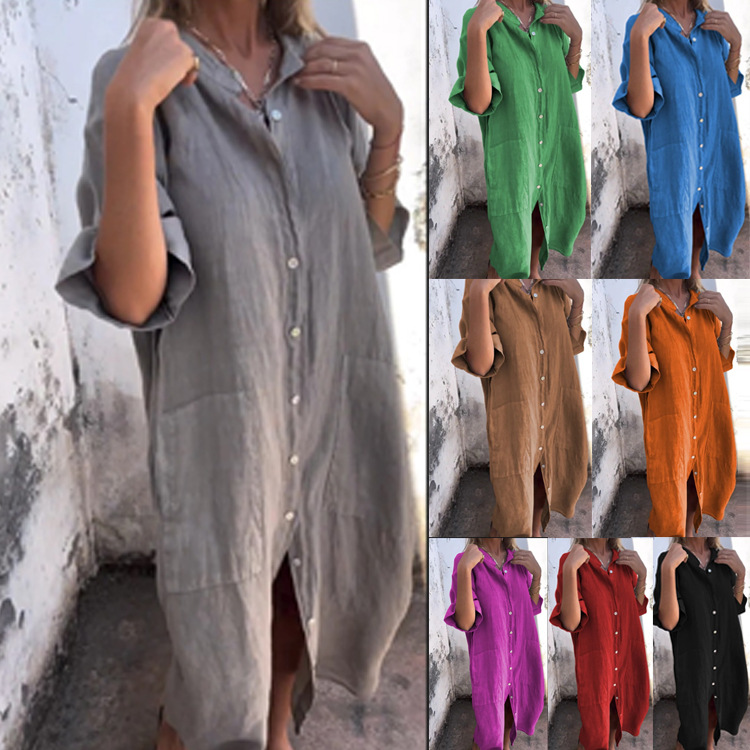 Summer Clothing Old Money - Robe chemise décontractée pour femme 2026