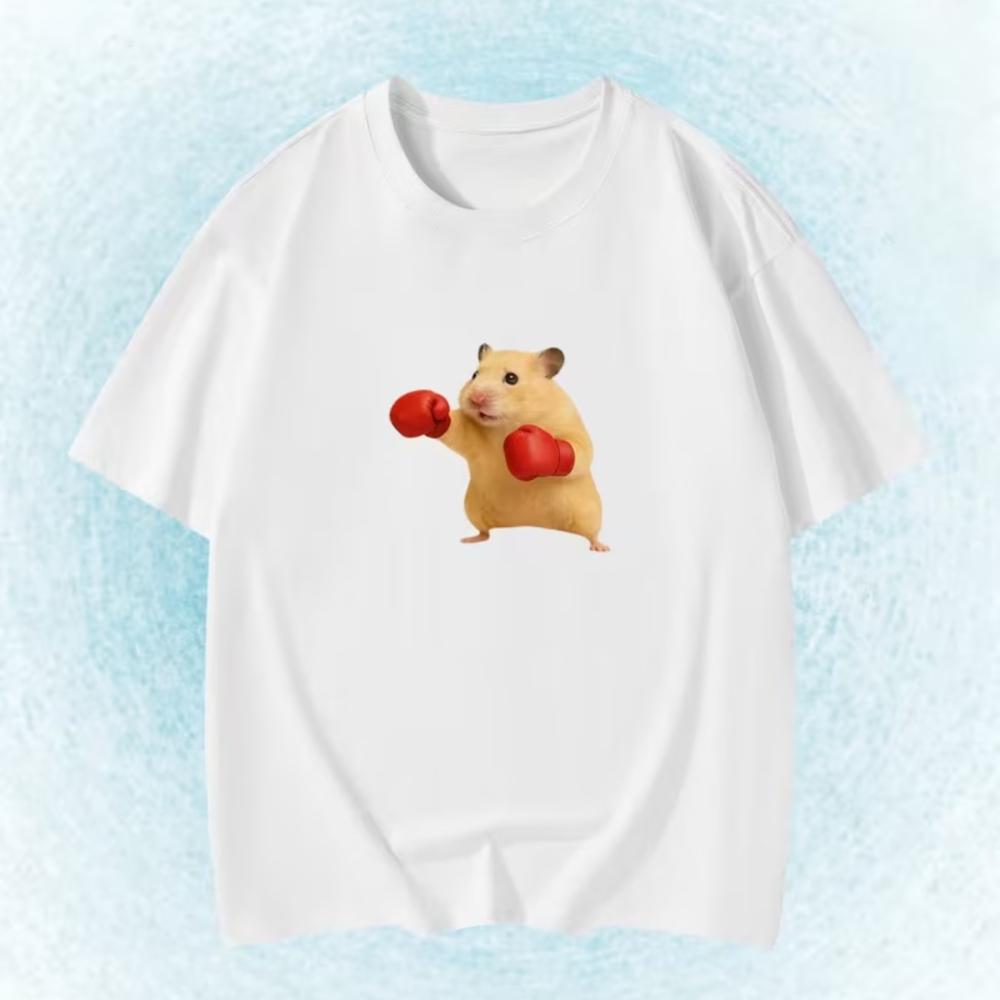 Summer Clothing For Babies - T-shirt d'été à motif hamster amusant