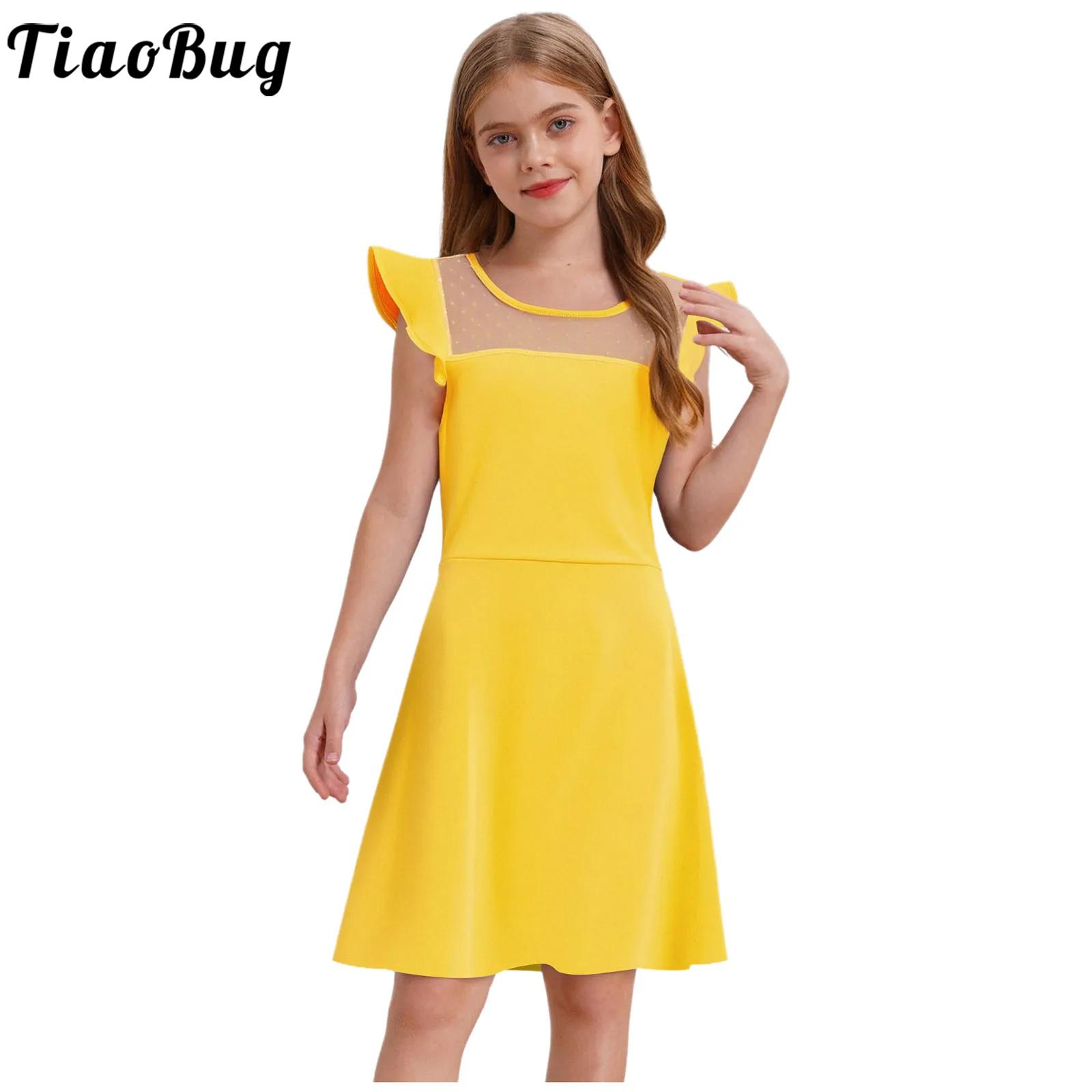 Summer Clothing Teens - Robe d'été pour adolescentes, manches à