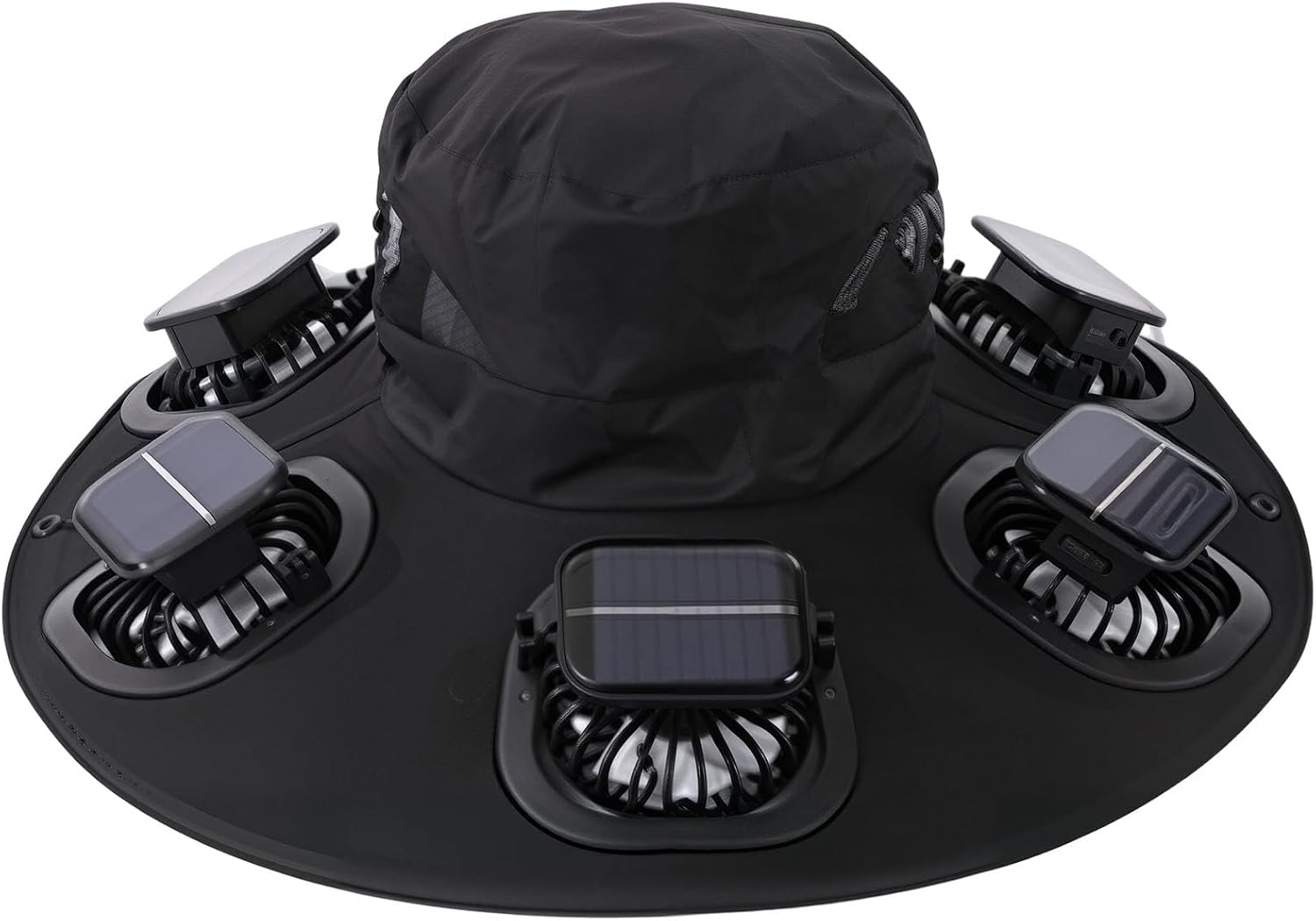 Summer Clothing Capsule - Casquette solaire à 6 ventilateurs, respirante,