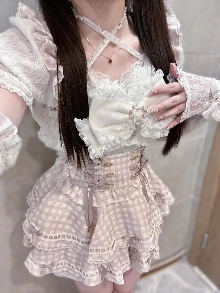 Summer Alt Clothing - Robe d'été gothique japonaise Y2k avec