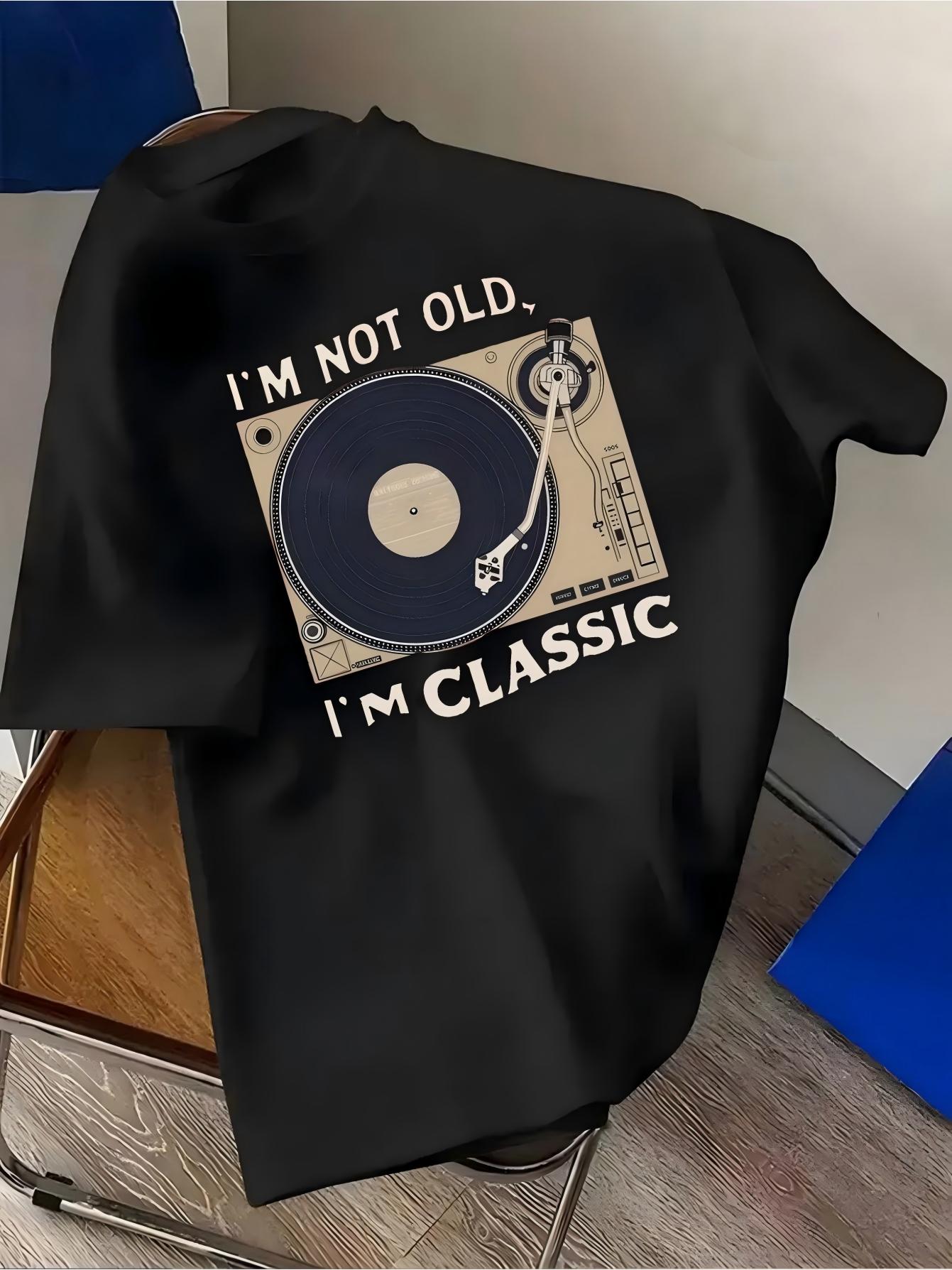 Summer Clothing Old Money - T-shirt vintage tourne-disque « Je ne