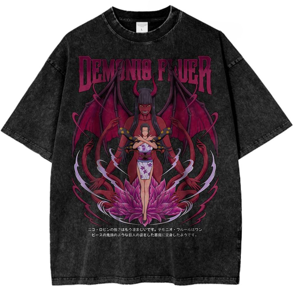 Vintage Summer Clothing Men - Nico Robin une pièce Anime t-shirt