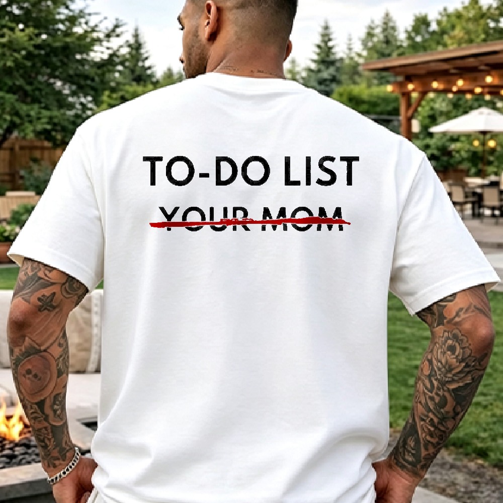 Summer Clothing List - T-shirts humoristiques « To Do List