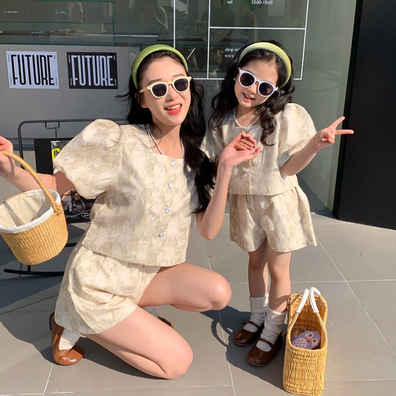 Summer Clothing For Babies - Ensemble deux pièces pour mère et