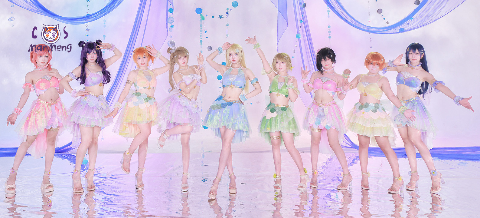 Summer Alt Clothing - Anime LoveLive! Costume de cosplay sirène