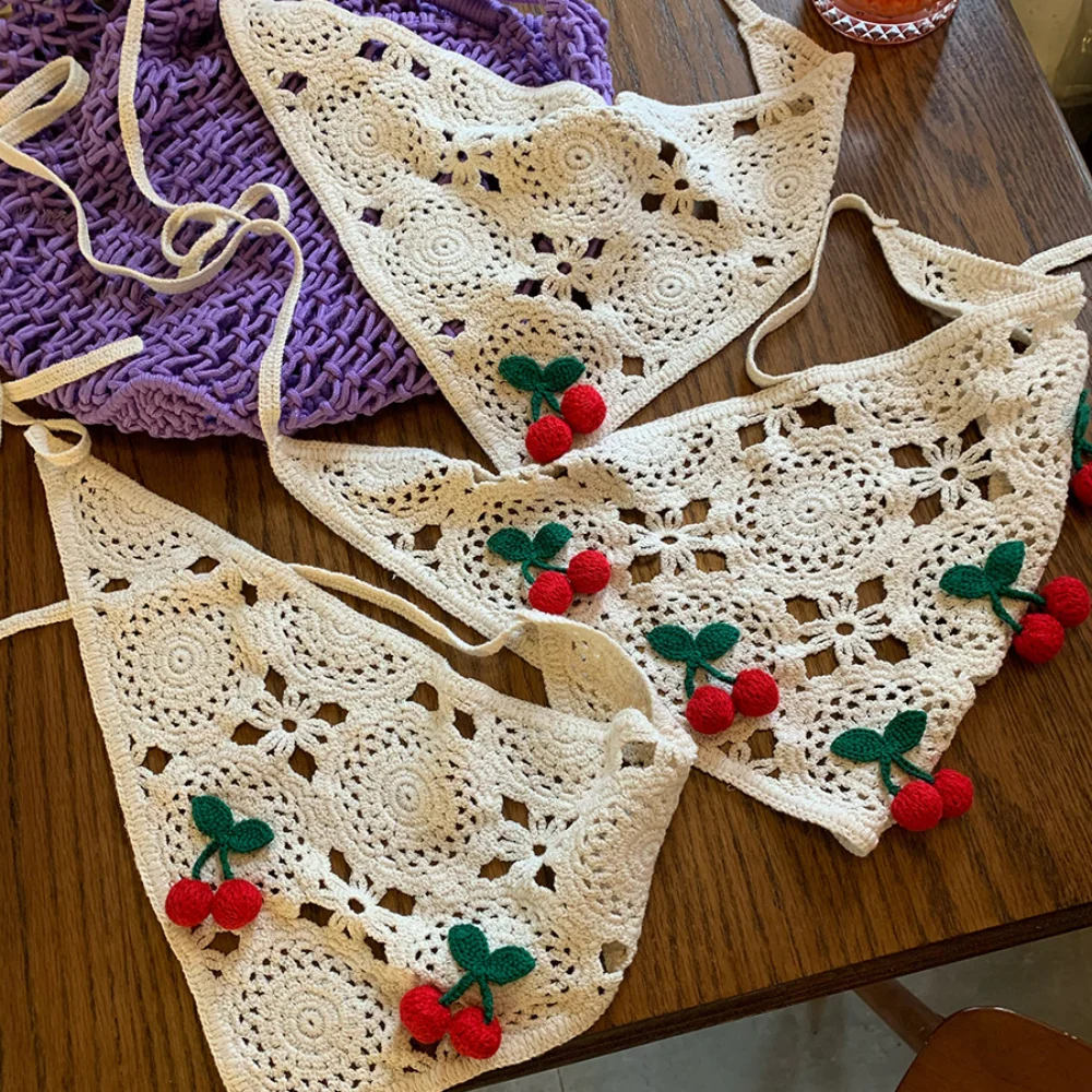 Summer Clothing Capsule - Doux Style pastoral français Triangle bandeau