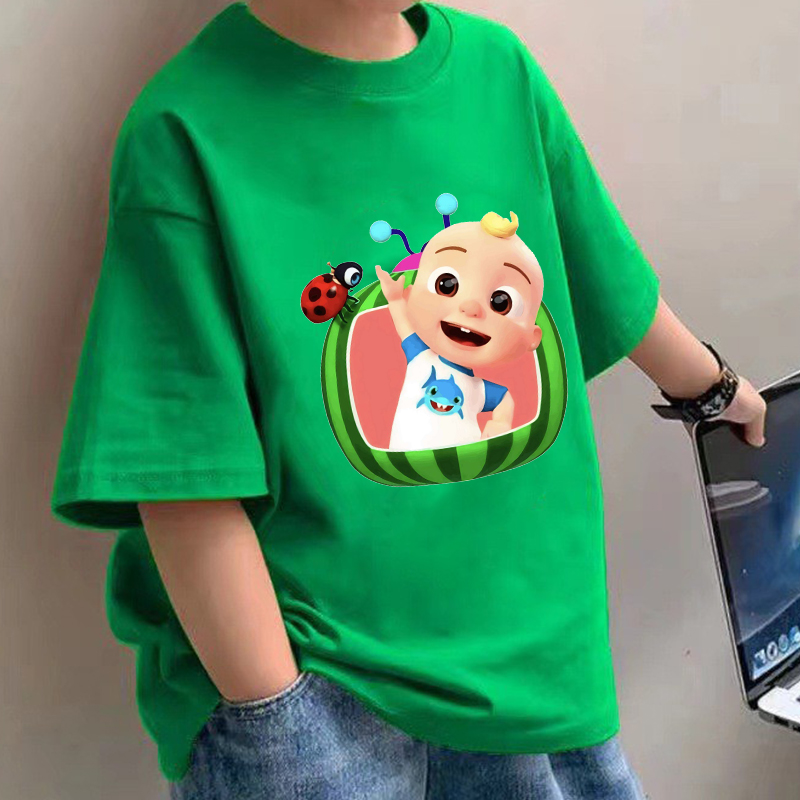 Summer Clothing For Babies - Cocomelons bébé T-Shirts Anime coton manches