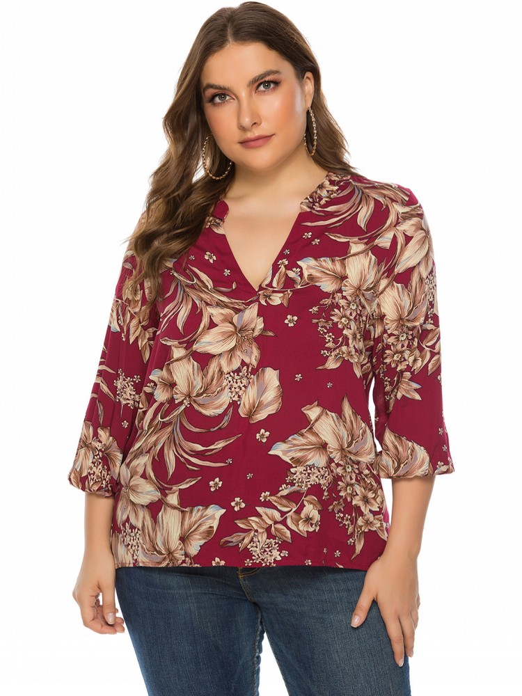 Xl Summer Clothing - T-shirt décontracté à manches longues pour