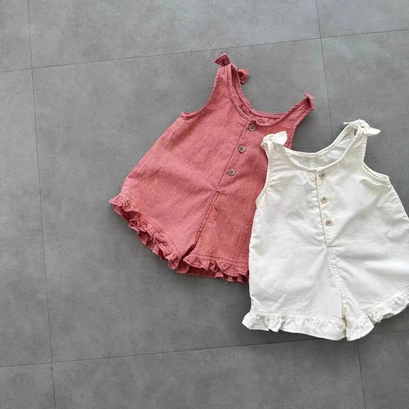 Summer Clothing For Babies - Combinaison d'été pour filles HY2831 avec