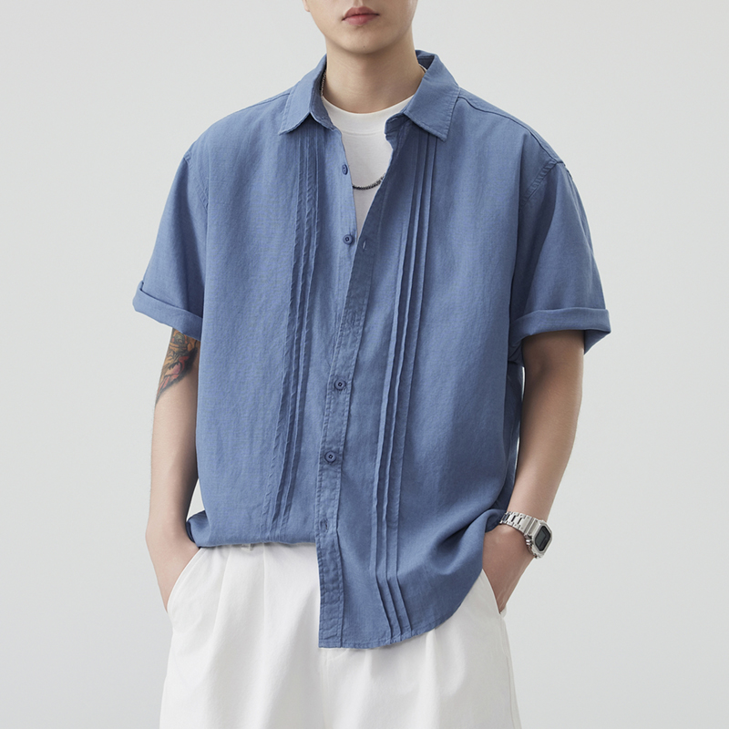 Chemise Homme Manches Courtes  - Summer Clothing Old Money avis et prix