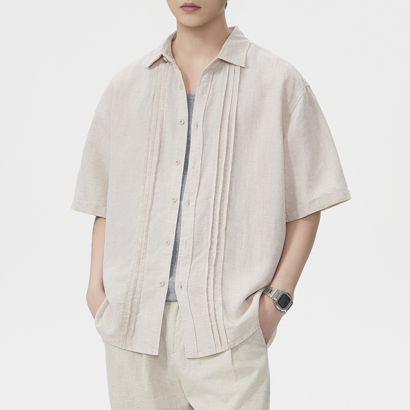 Chemise Homme Manches Courtes  - Summer Clothing Old Money avis et prix