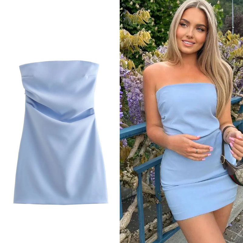 TRAF robe femmes épaules dénud - Summer Clothing Zara avis et prix