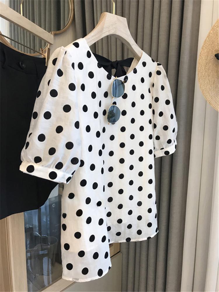 Chemisiers à pois femmes éléga - Summer Clothing Aesthetic avis et prix
