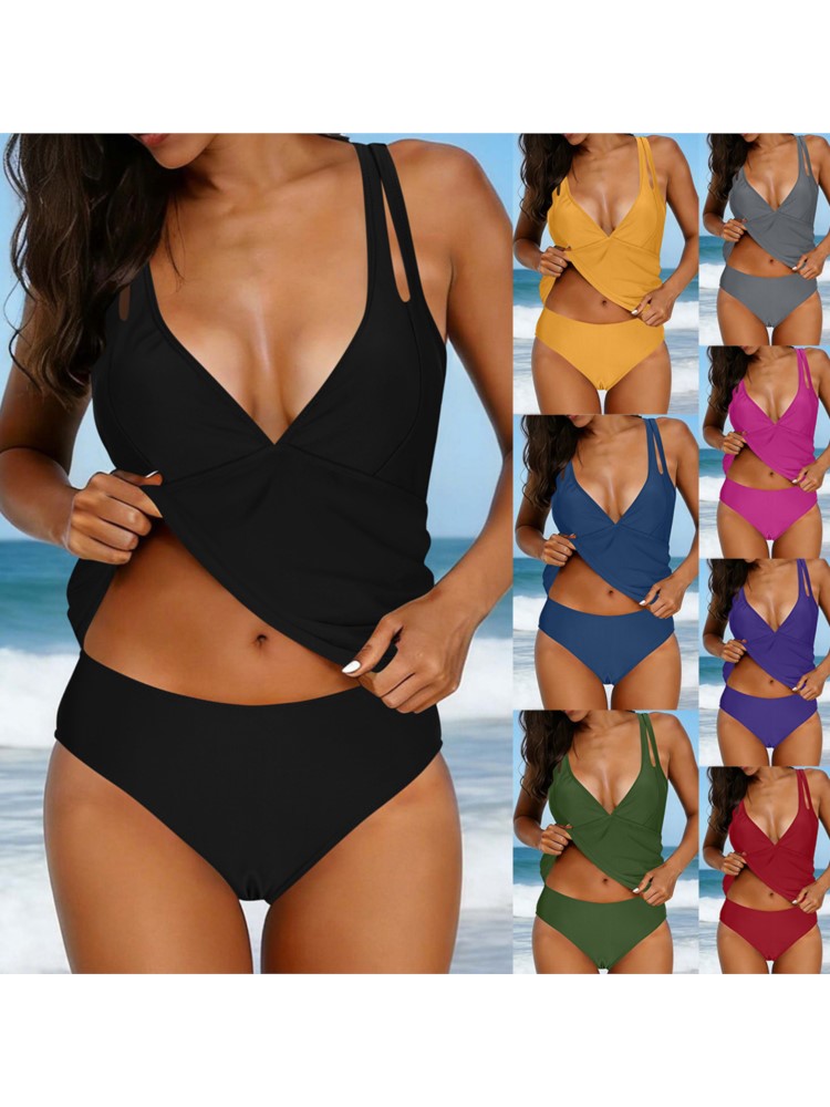 Maillot de bain femme sexy tan - Bikini Set Push Up avis et prix