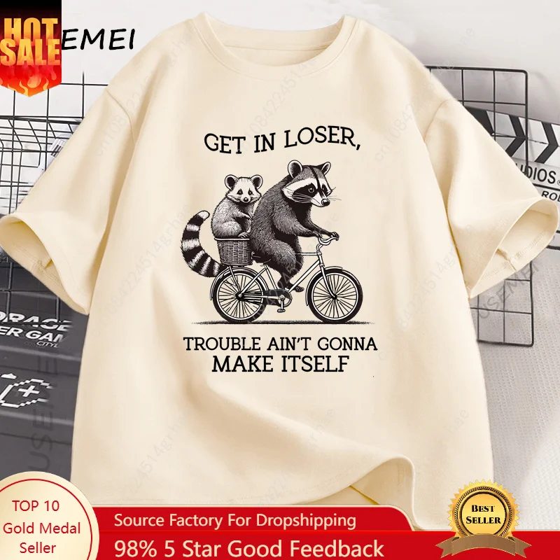 T-shirt « Get in Loser » avec  - Yours Summer Clothing avis et prix