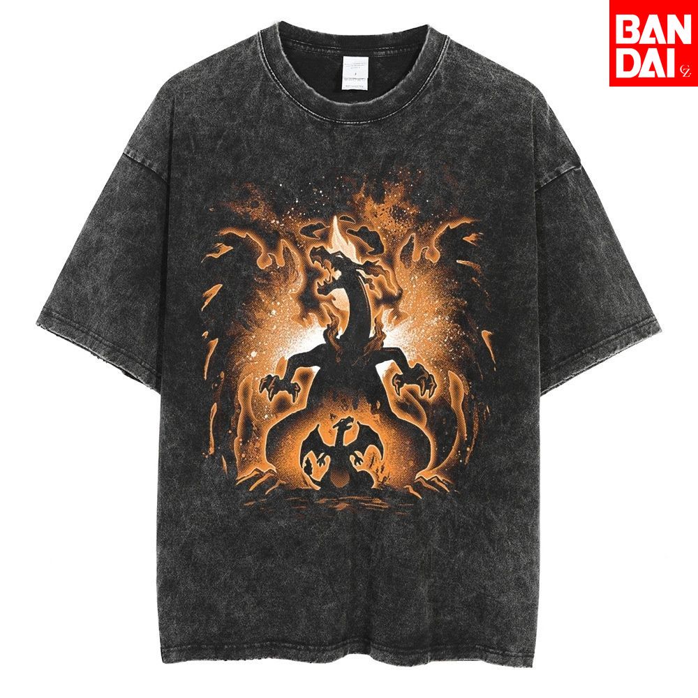 T-shirt Homme Pokémon Charizar - Vintage Summer Clothing Men avis et prix