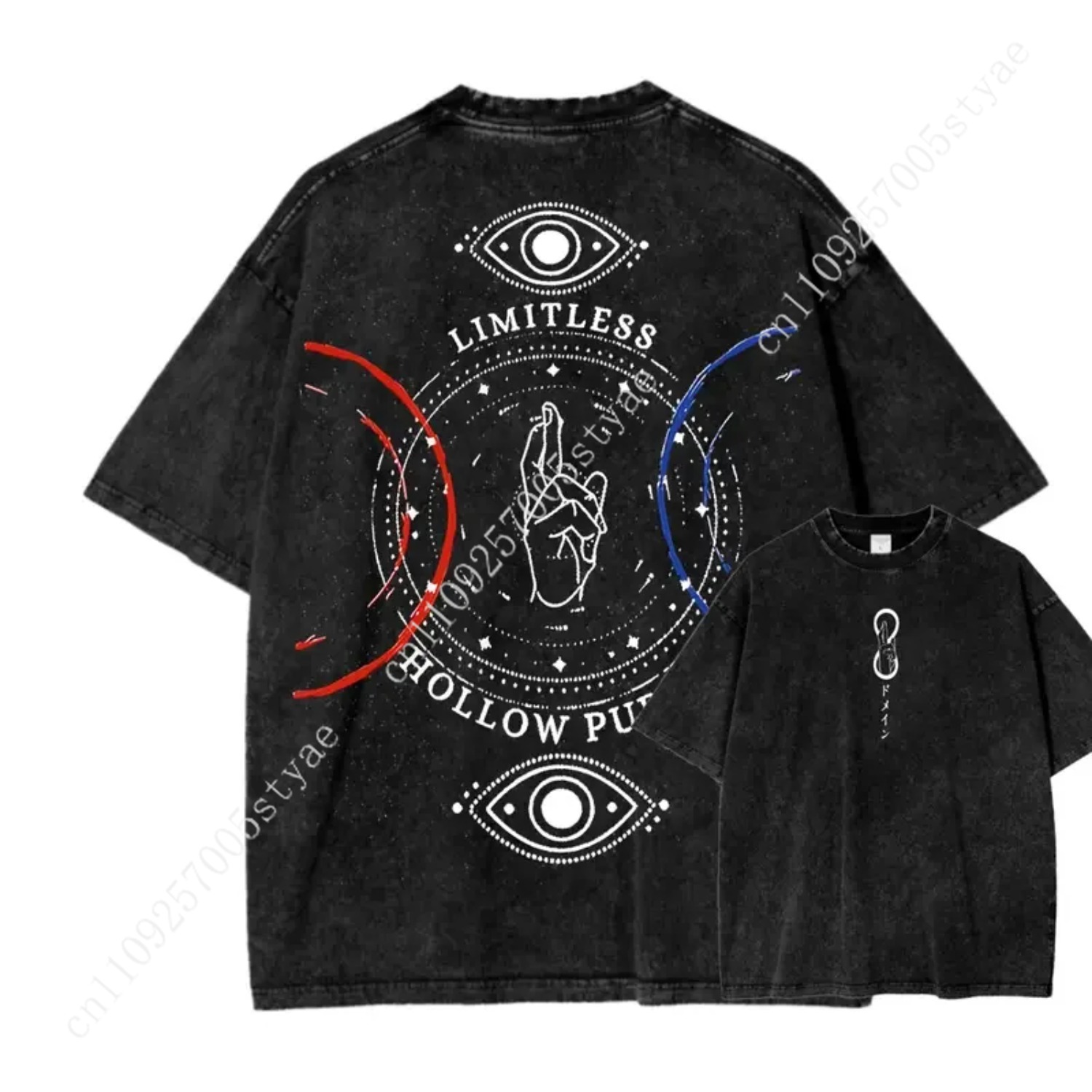 T-shirt imprimé Anime Gojo Sat - Yours Summer Clothing avis et prix