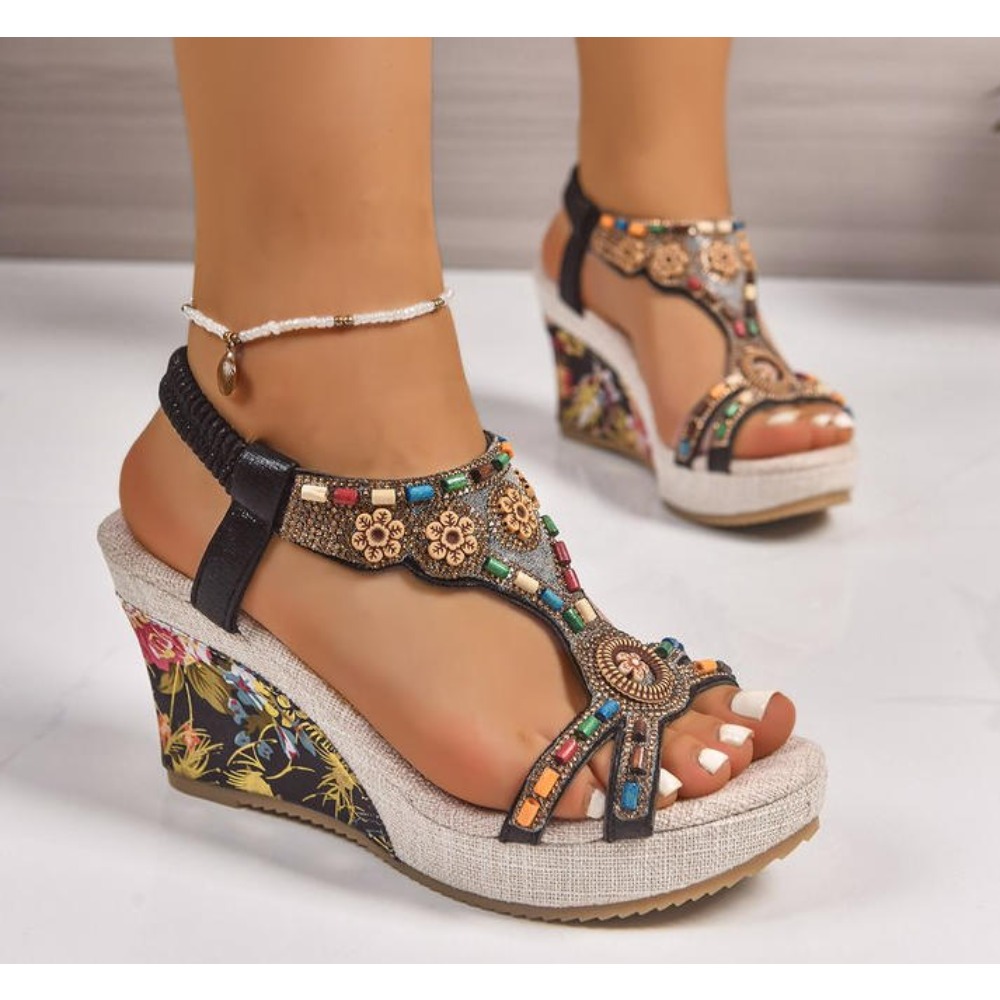 Nouvelles sandales compensées  - Summer Clothing Elegant avis et prix