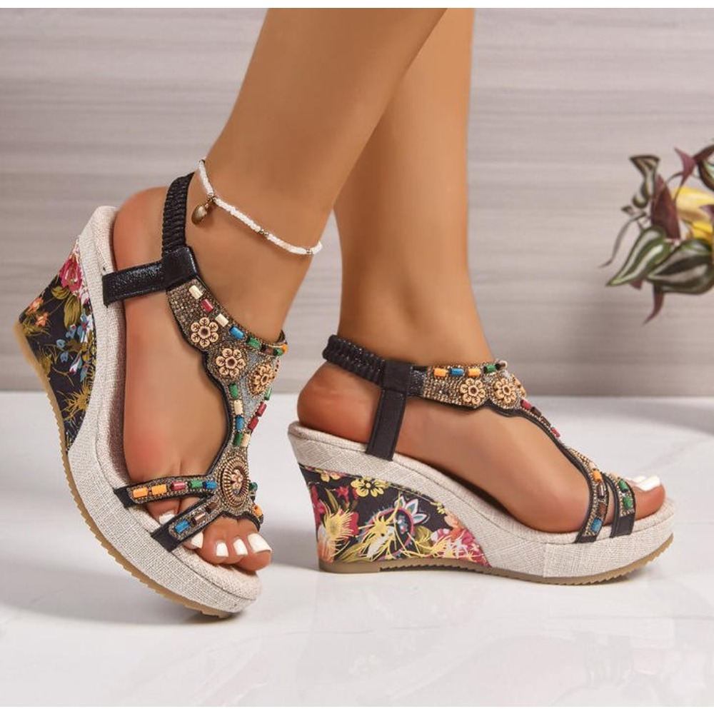 Nouvelles sandales compensées  - Summer Clothing Elegant avis et prix