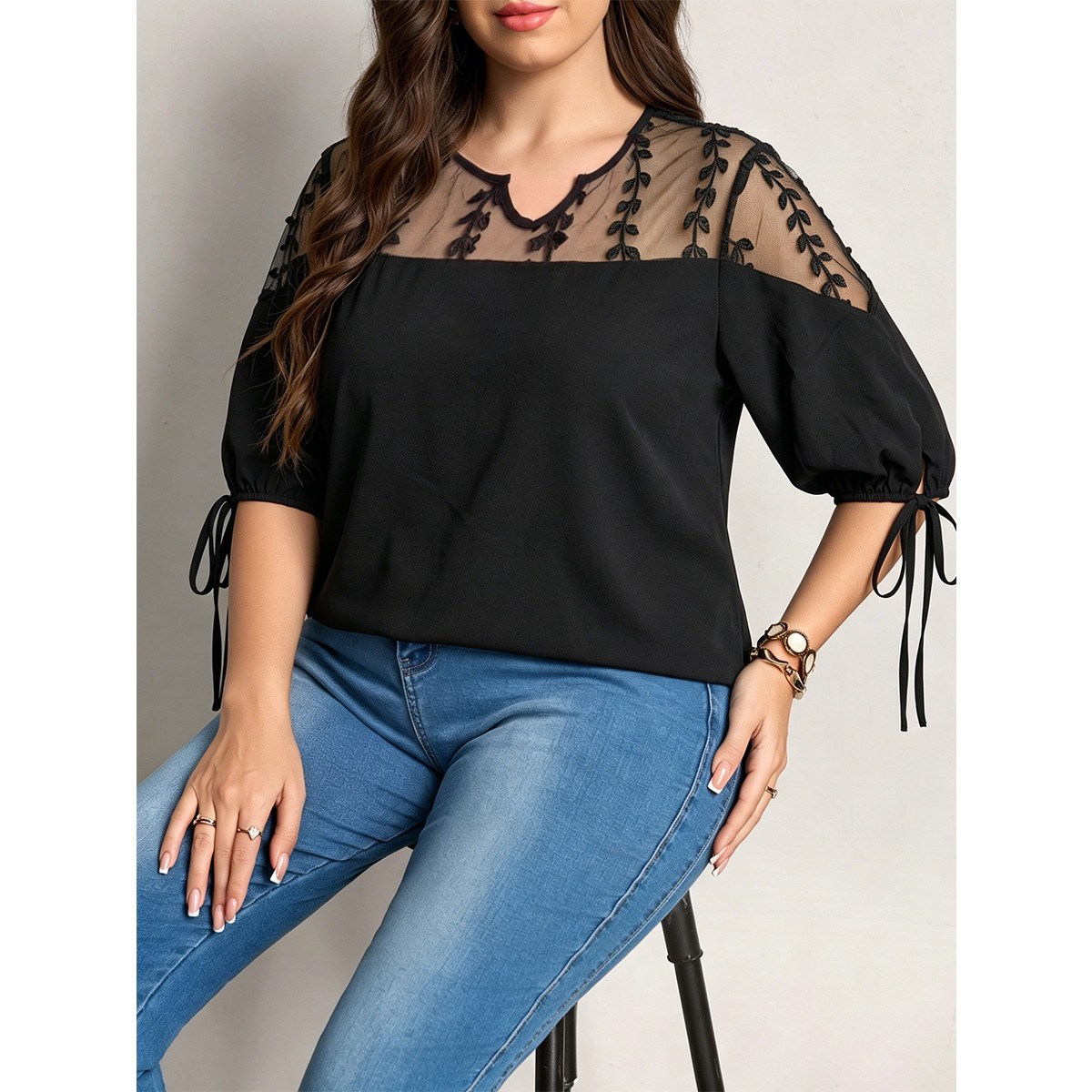 T-shirt décontracté à manches  - Xl Summer Clothing avis et prix