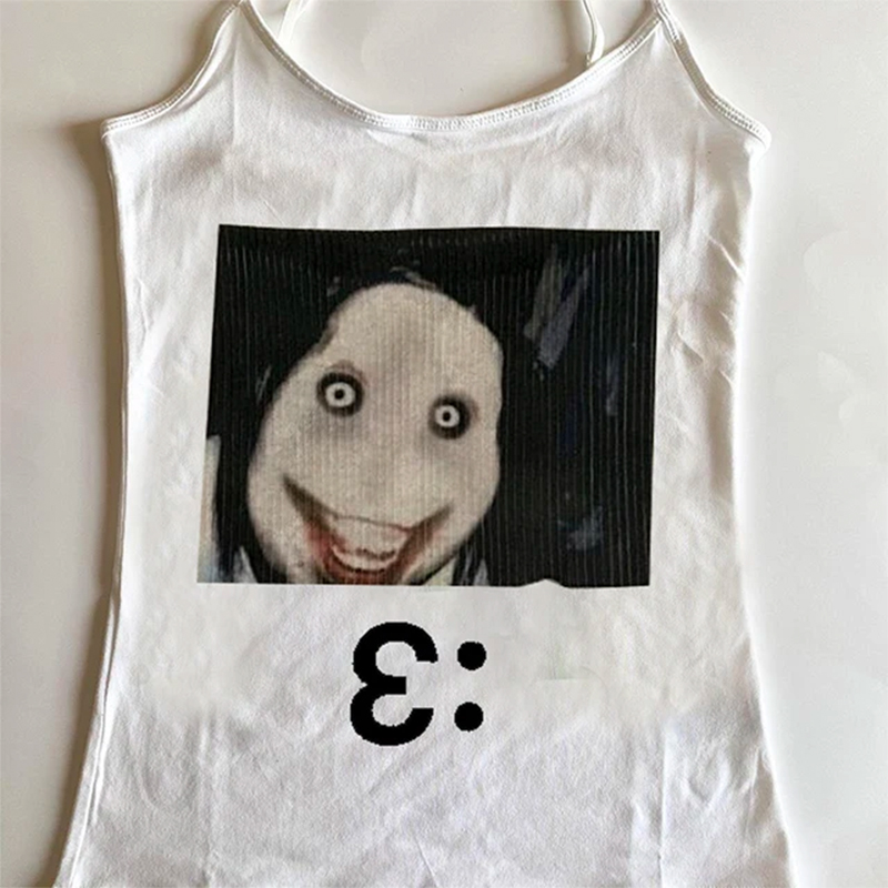 Goth Laugh Out Loud Anime impr - Summer Clothing Zara avis et prix