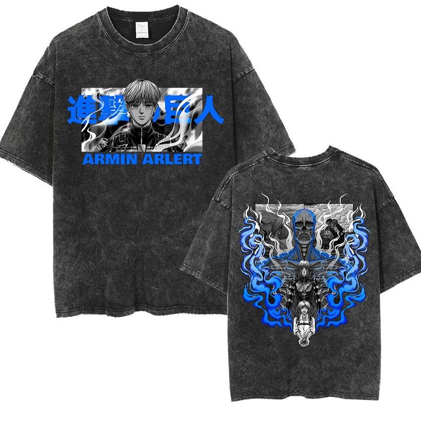 T-shirt Oversize Vintage Délav - Vintage Summer Clothing Men avis et prix