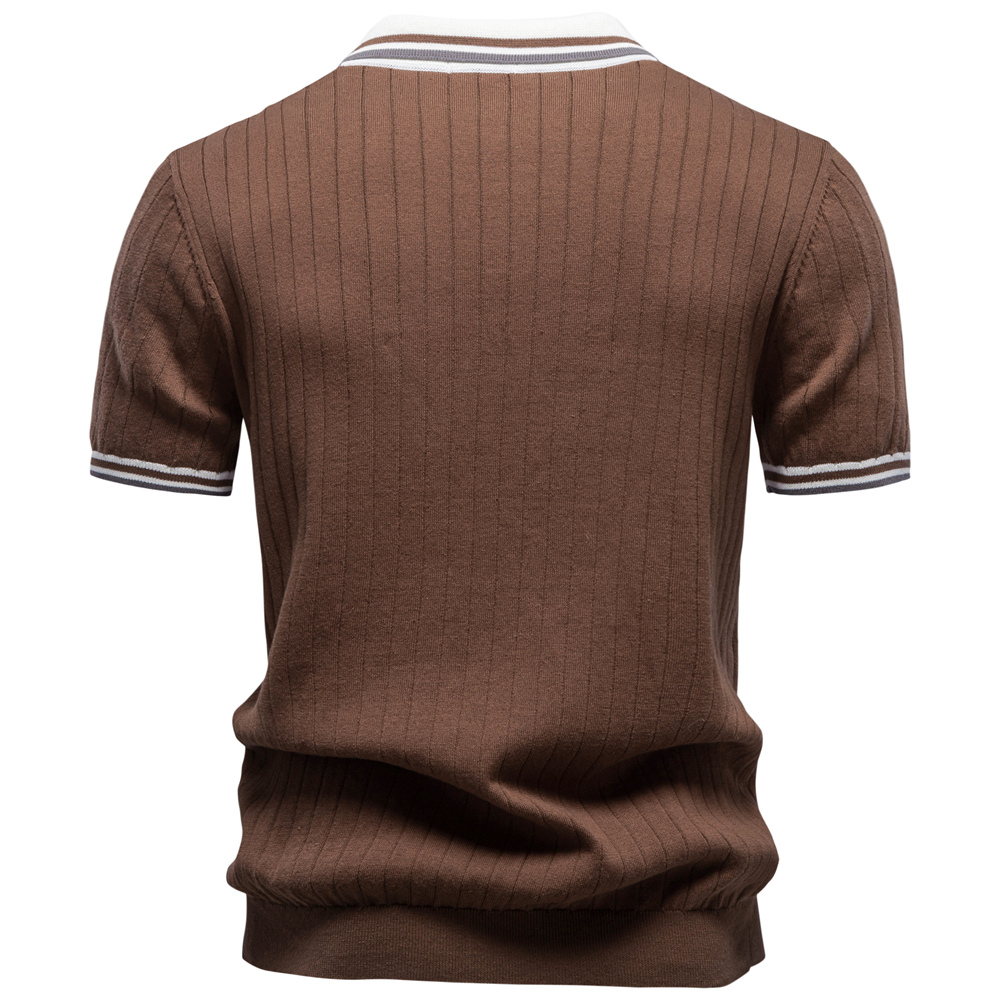 Polo pour homme AIOPESON 100%  - Summer Clothing Old Money avis et prix