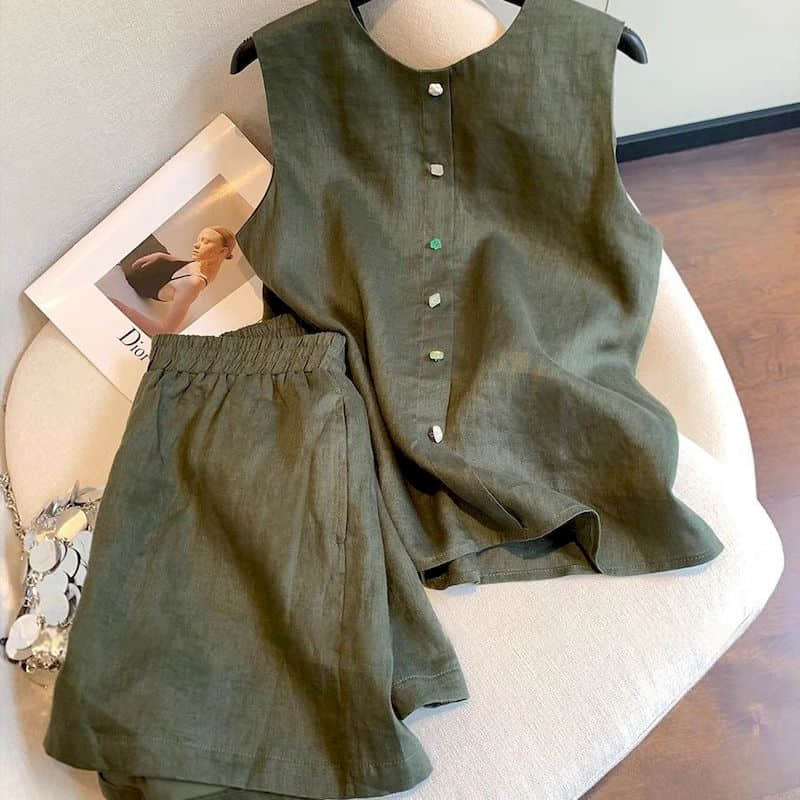 Ensembles de shorts, esthétiqu - Summer Clothing Old Money avis et prix