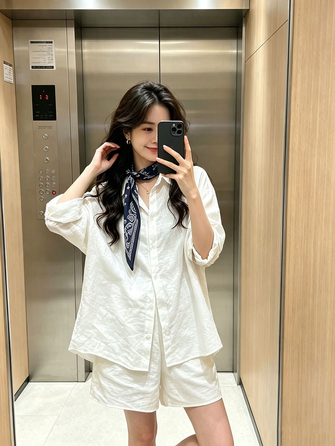 Ensemble chemise blanche style - Summer Clothing Old Money avis et prix