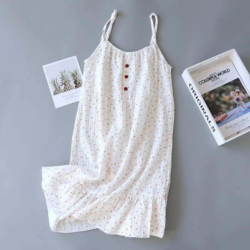 Robe de nuit en gaze de coton  - Xl Summer Clothing avis et prix