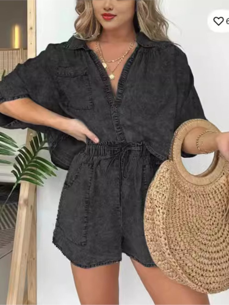 Costume Vintage en Denim bleu  - Summer Clothing Zara avis et prix