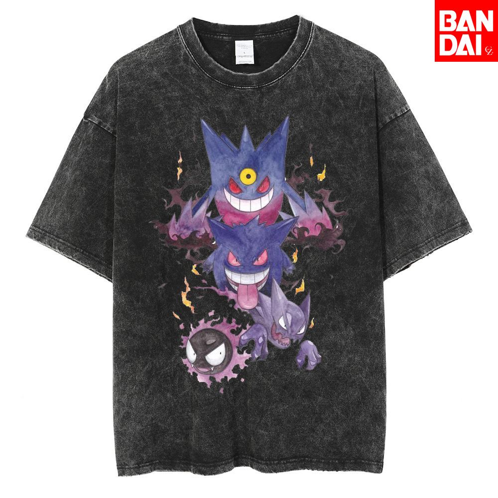 T-shirt Homme Pokémon Gastly H - Vintage Summer Clothing Men avis et prix