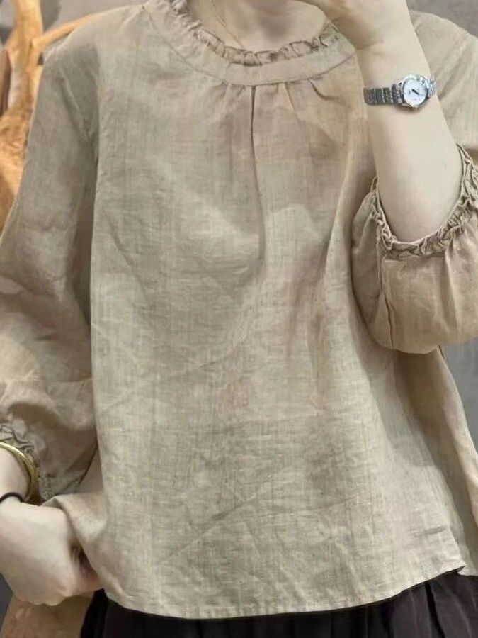 Chemise élégante en coton et l - Summer Clothing Old Money avis et prix