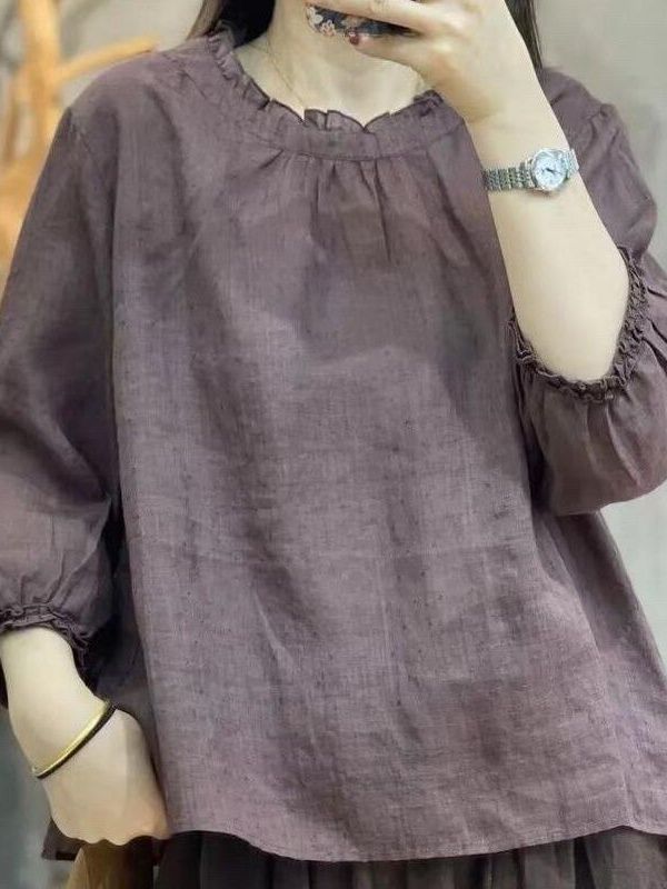 Chemise élégante en coton et l - Summer Clothing Old Money avis et prix