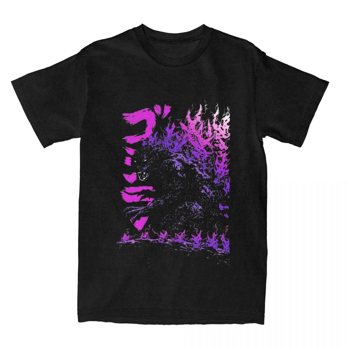 EnerGodzillas-T-Shirt à Manche - Vintage Summer Clothing Men avis et prix
