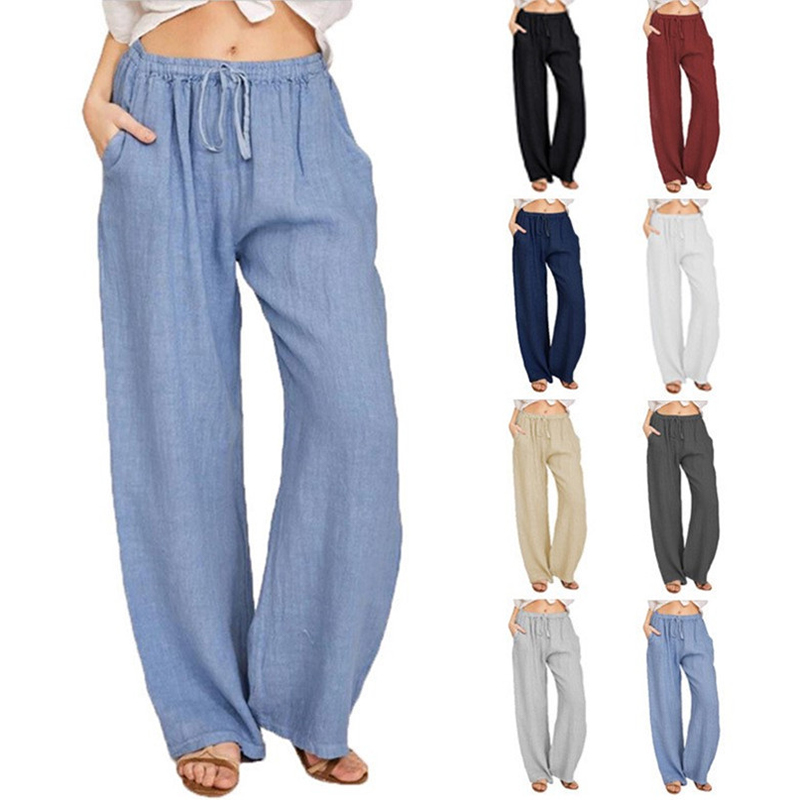 Pantalon en coton et lin pour  - Summer Clothing Zara avis et prix
