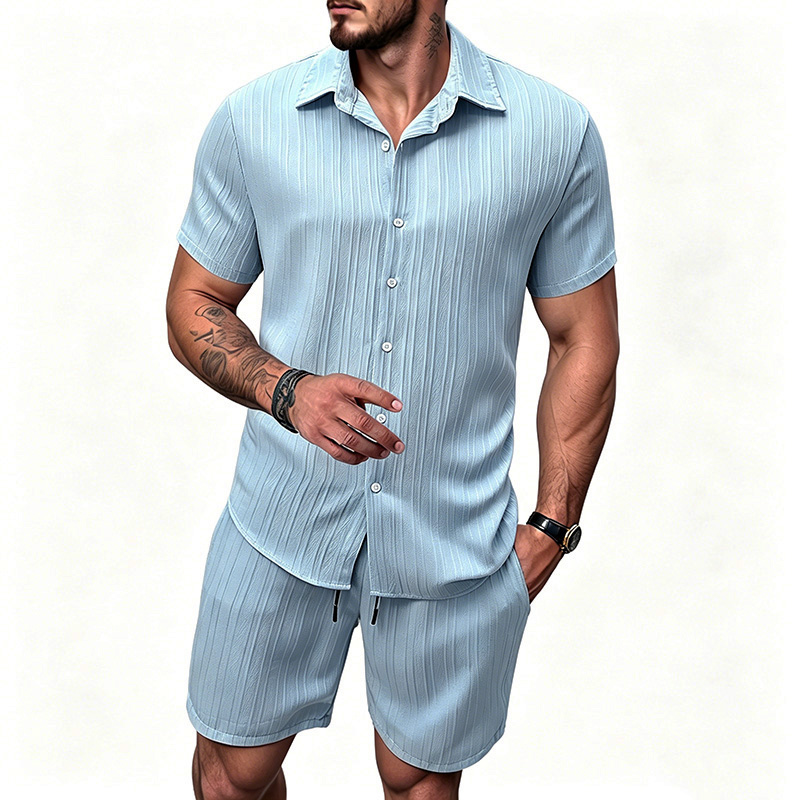 Nouvel ensemble 2 pièces homme - Summer Clothing Sets avis et prix