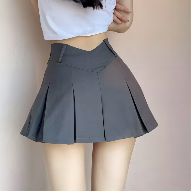 Nouvelle jupe courte plissée u - Summer Clothing For 60 Year Old Woman avis et prix