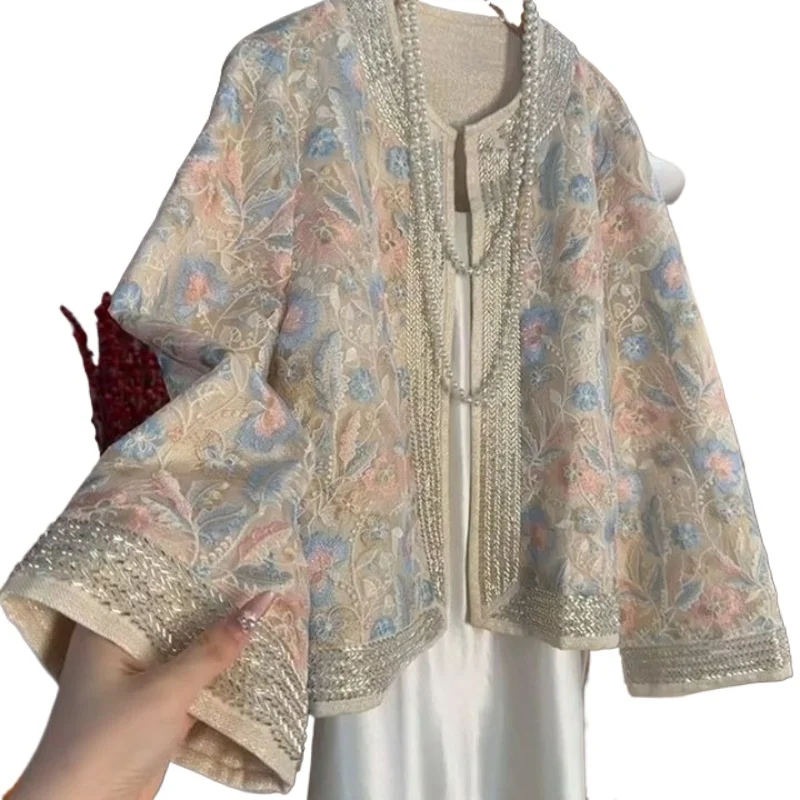 Veste brodée en Jacquard pour  - Summer Clothing Old Money avis et prix
