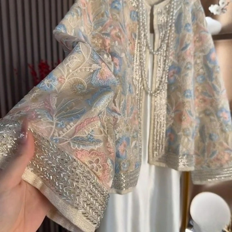 Veste brodée en Jacquard pour  - Summer Clothing Old Money avis et prix
