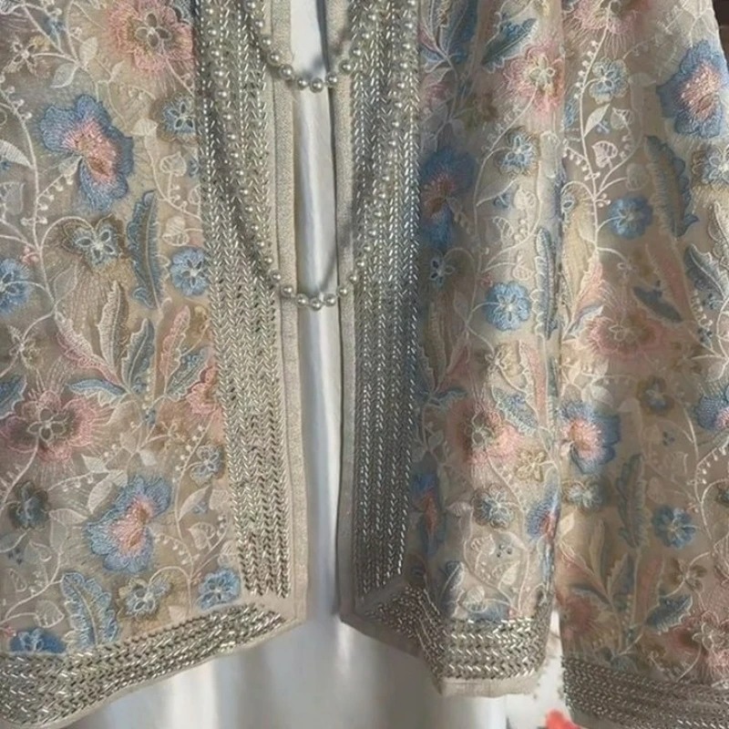 Veste brodée en Jacquard pour  - Summer Clothing Old Money avis et prix