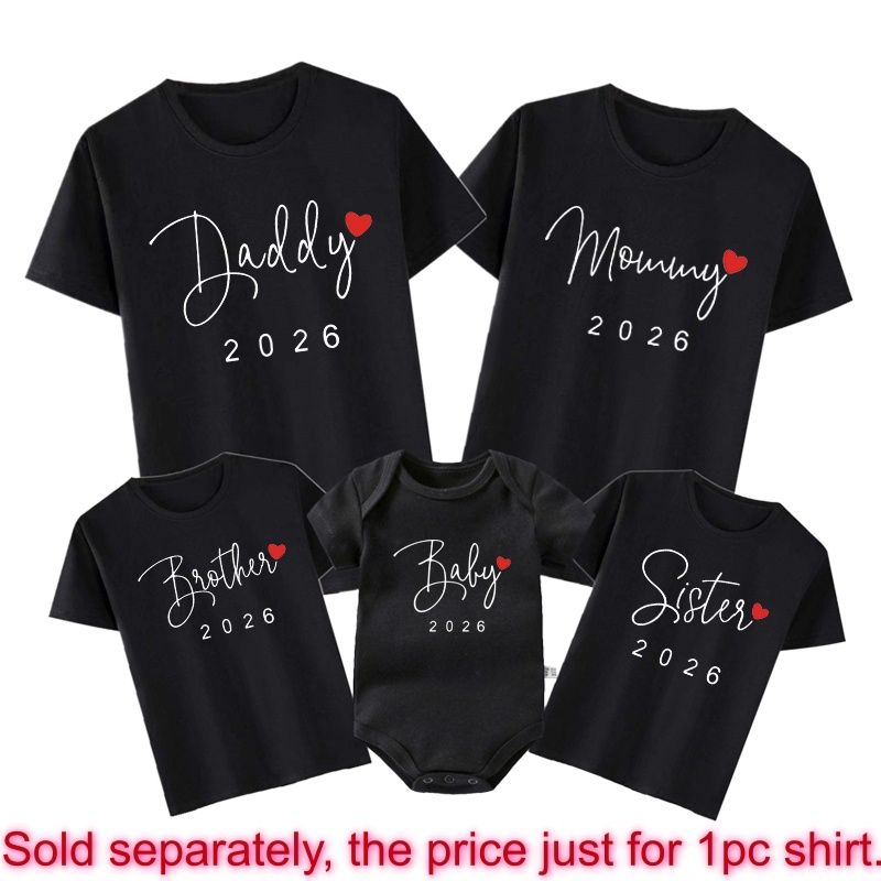 T-shirts assortis pour la fami - Summer Clothing For Babies avis et prix